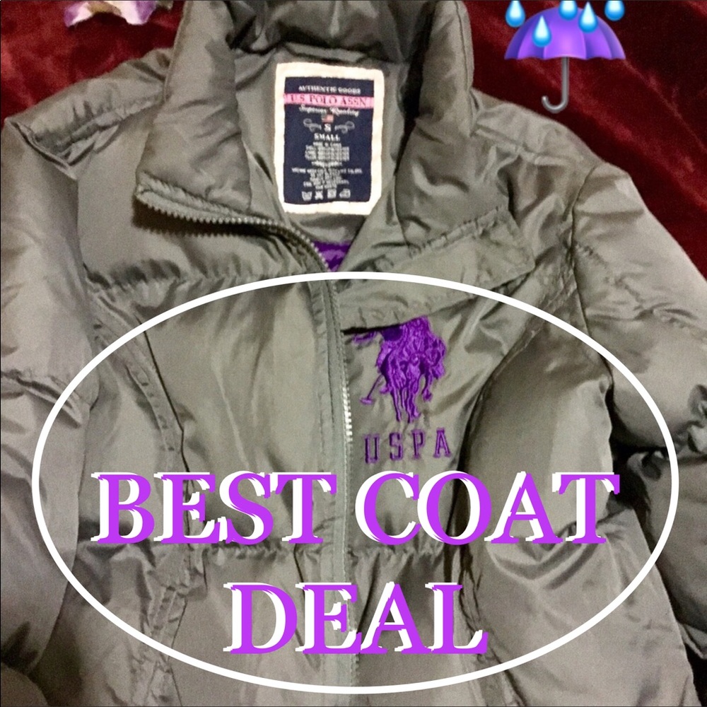 New 💜☔️US POLO KIDs PuFFy CoAT